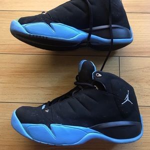 Jordan Black & Baby Blue Basketball Shoes (2006) Men’s Size 7.5